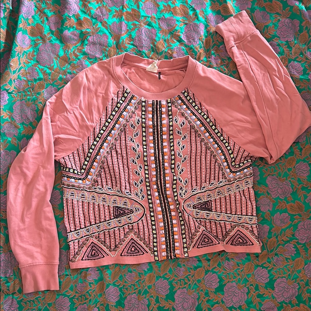 🎀🏹Akemi + Kin by Anthropologie Embroidered Festival Long Sleeve🎀🏹